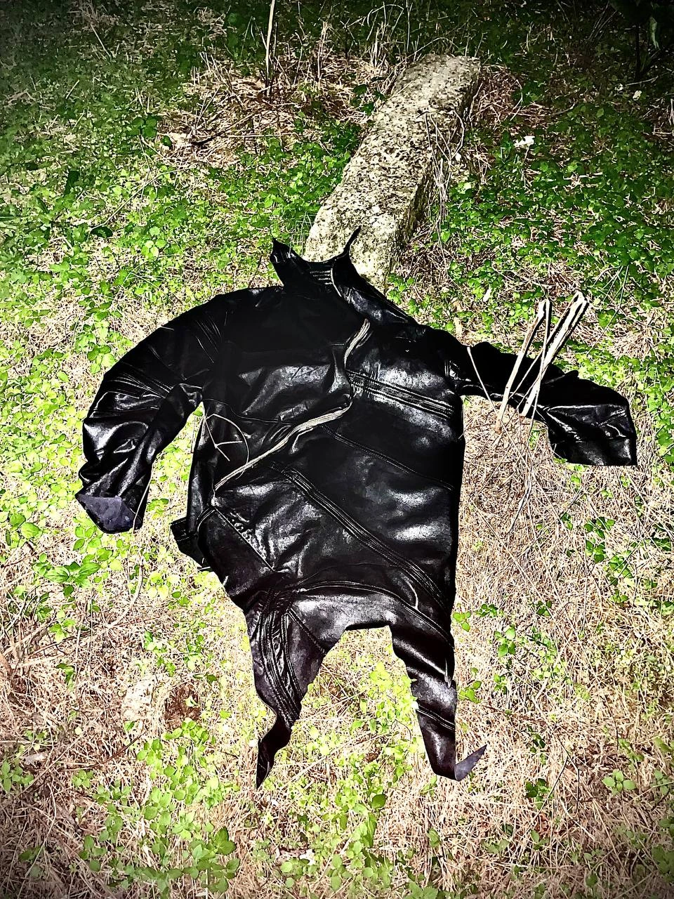 Leather jacket «angel cover», image 5